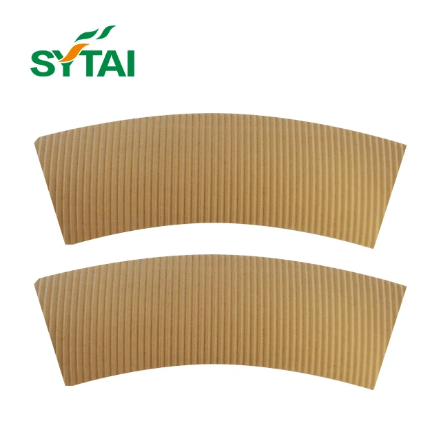 PE coated paper cup fan & bottom paper for making ripple wall/single wall paper cups