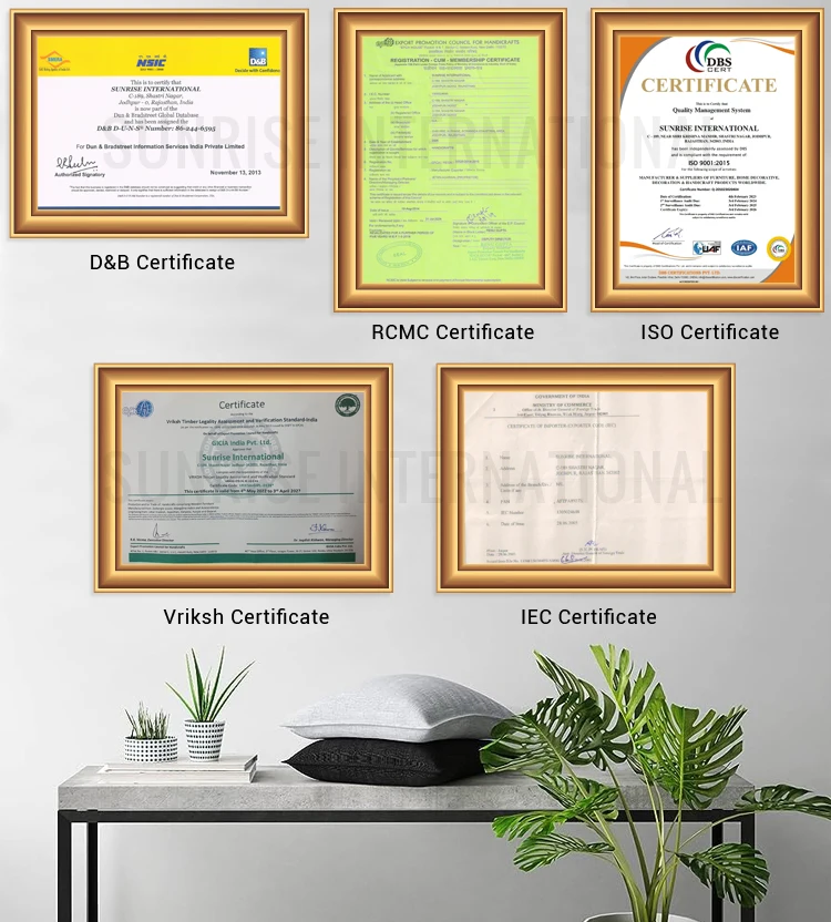 Excellent Quality Handmade European Style Sheesham Wood Queen Size Double Bed with 2 Matching Bedside Cabinet