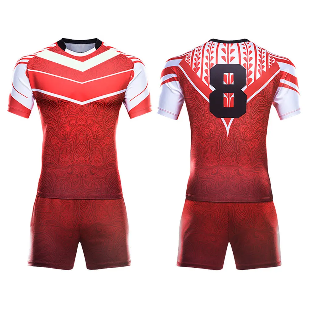 Custom Printing Logo High Quality Sublimation Rugby Uniforms / Design Your Own Team Wear Personalized Rugby Uniforms