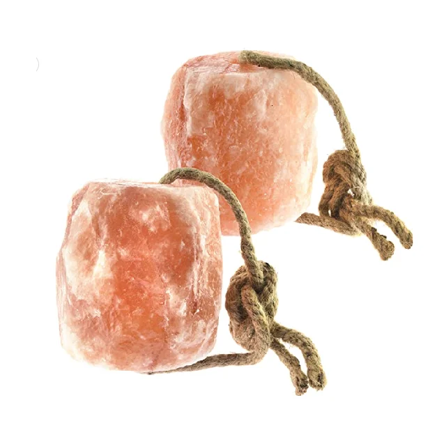 High Quality 100% Solid Animal Licking Himalayan Rock Salt Block With Rope Available In Lowest Wholesale Price