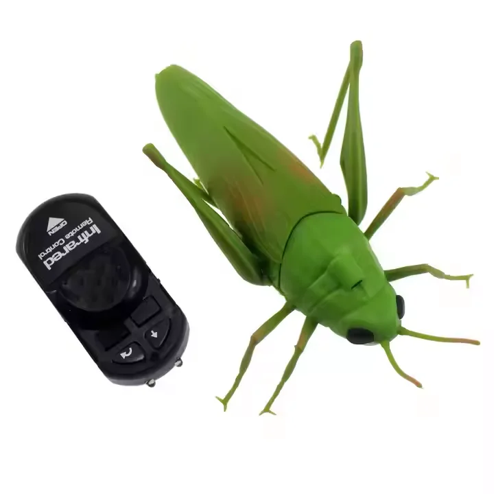 Remote Control Grasshopper Toys Infrared Radio Control Animal Toys RC Insect Toys For Kids