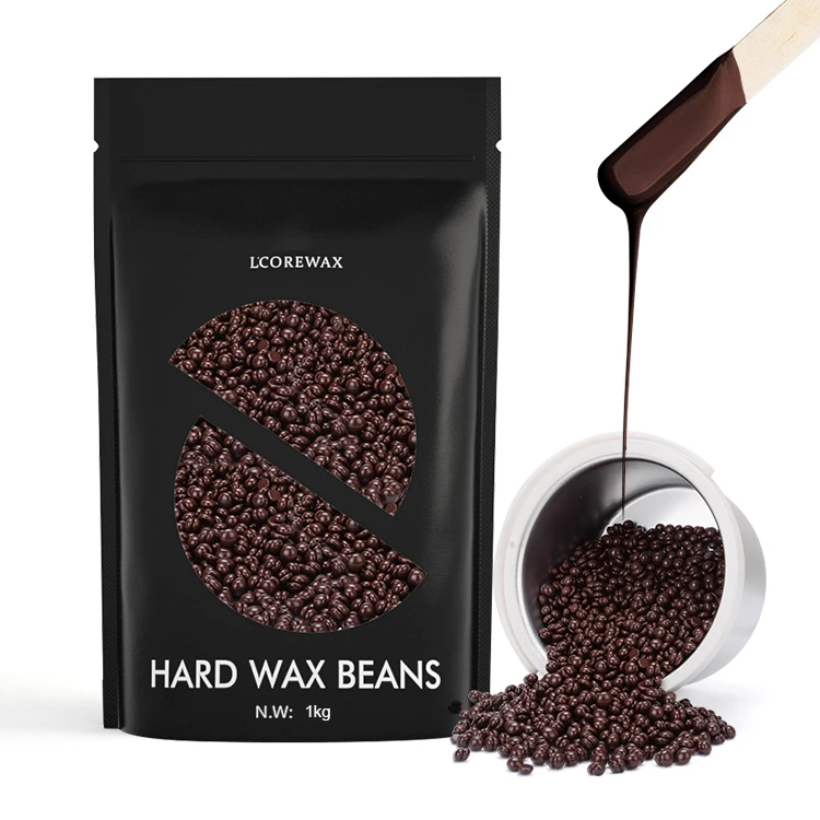 Lcorewax home waxing wholesale body wax brazilian armpit chest painless hard wax beads