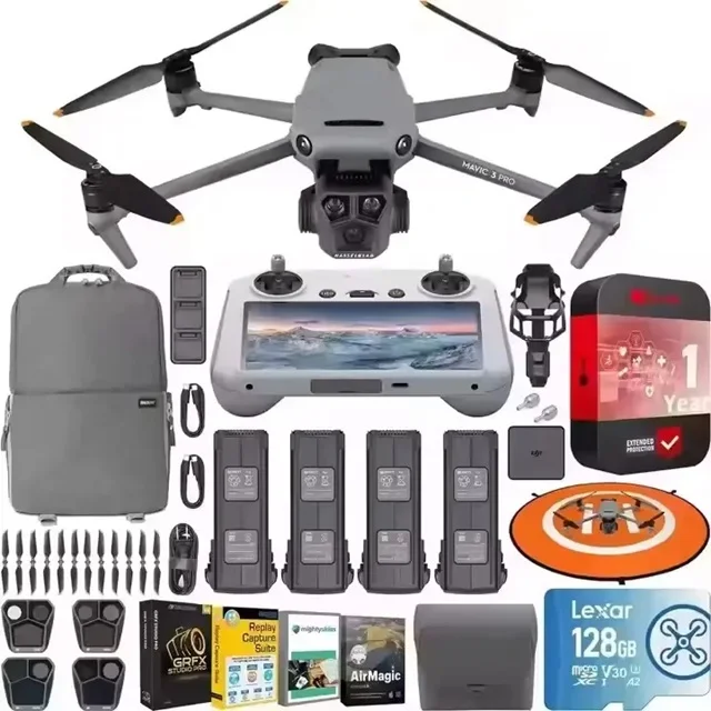 New Factory sales deal Ready to ship Mavic 3 Pro Drone Quadcopter with RC Remote Fly More Combo