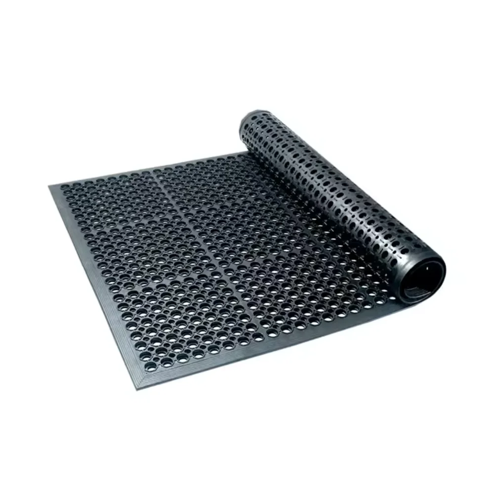 Anti-slip Durable Weather-resistant Grip Accessibility Easy-to-install Non-skid RUBBER RAMP MAT for Sale