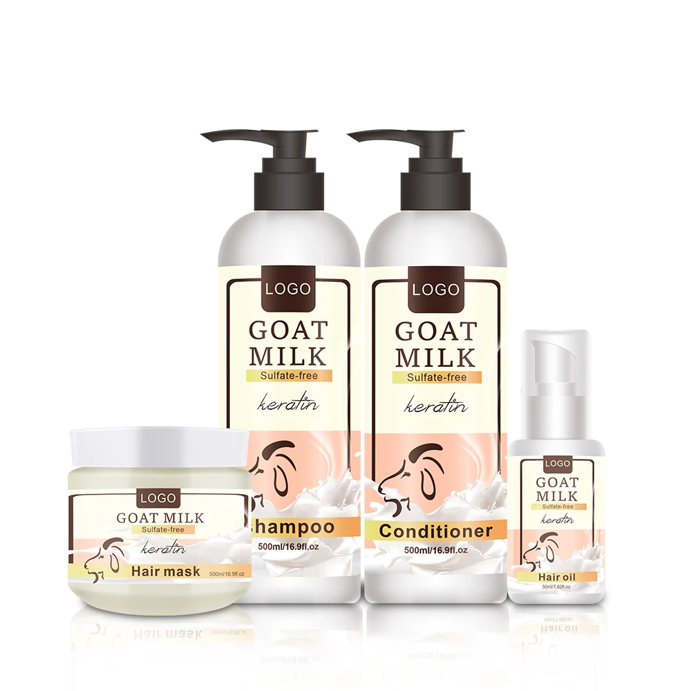 Natural organic goat milk shampoo  gentle PH balance moisturizing and nourishing hair, cruelty free shampoo