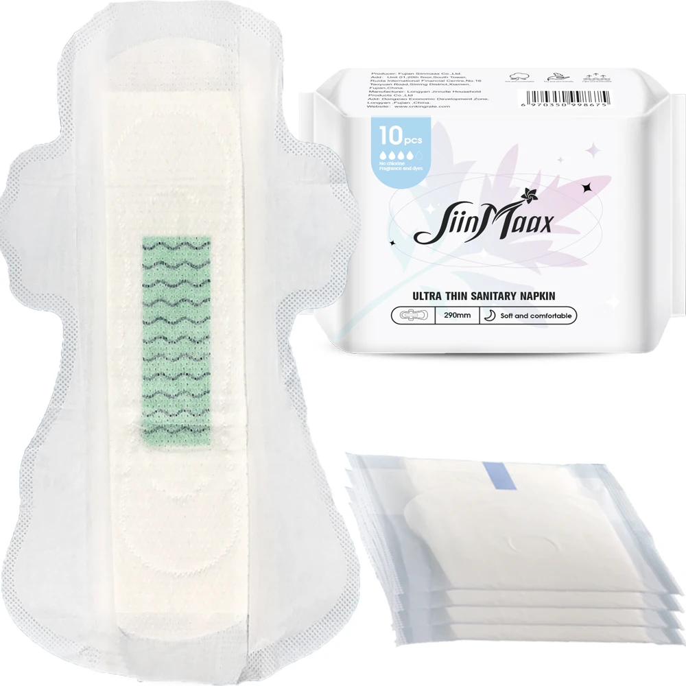 Anion Sanitary Pads For Women Wholesale High Quality Super Absorption Night Use Disposable Cheap sanitary napkins