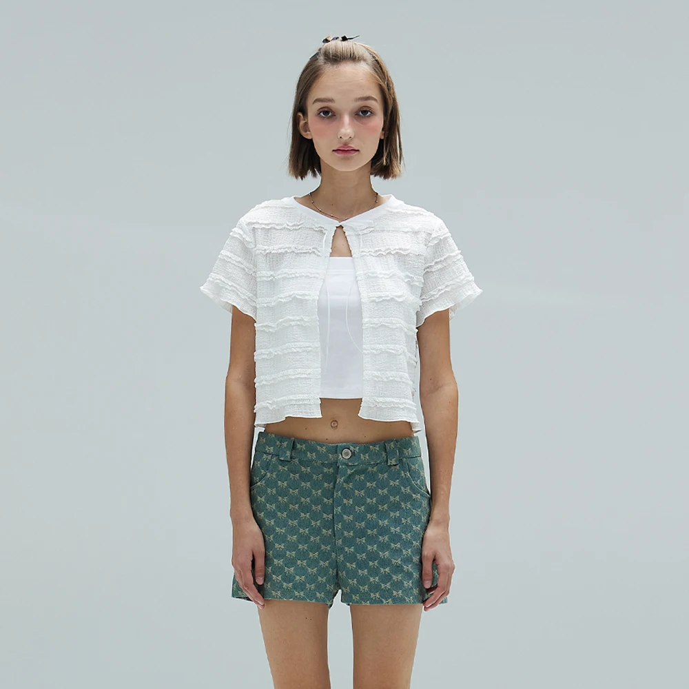 DEARSTALKER MARE LACE CARDIGAN - WHITE 3242CD201510F FREE Korean fashion Trending products 2024 new arrivals wholesale clothes