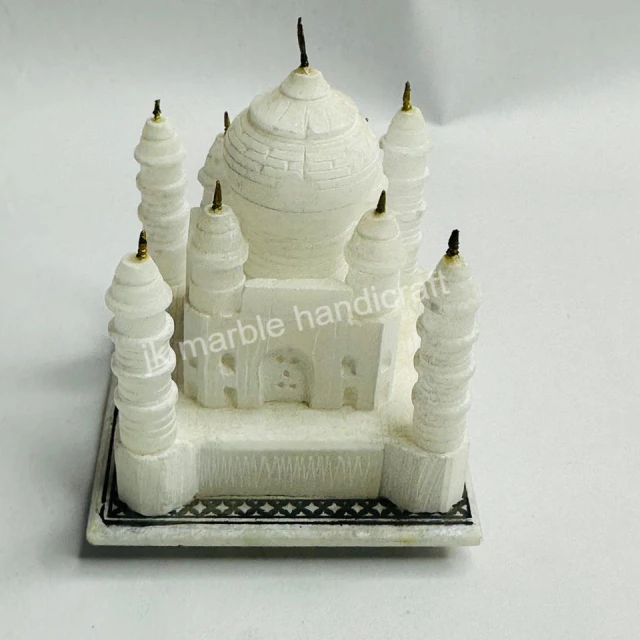 Beautiful Handmade Marble Stone Taj Mahal  Attractive Looking High Quality New Product For Home Decoration Marble Model