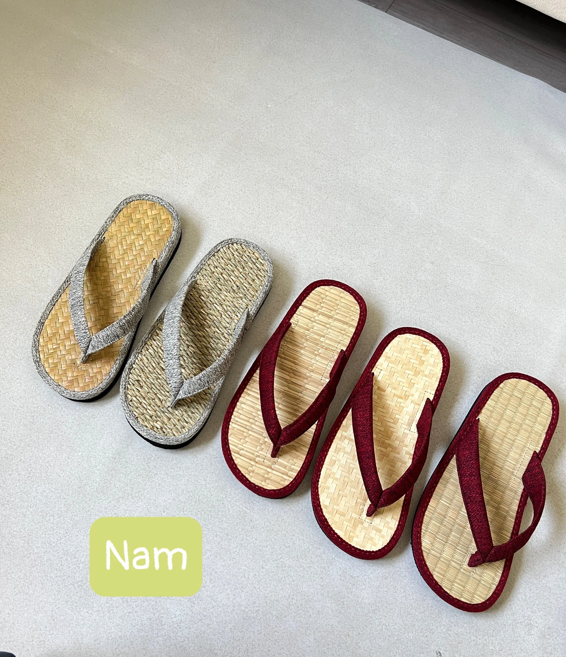New Trending Seagrass Water Hyacinth Slippers Straw Plush Mesh Canvas Fur Platform Summer Natural Color Home Slippers