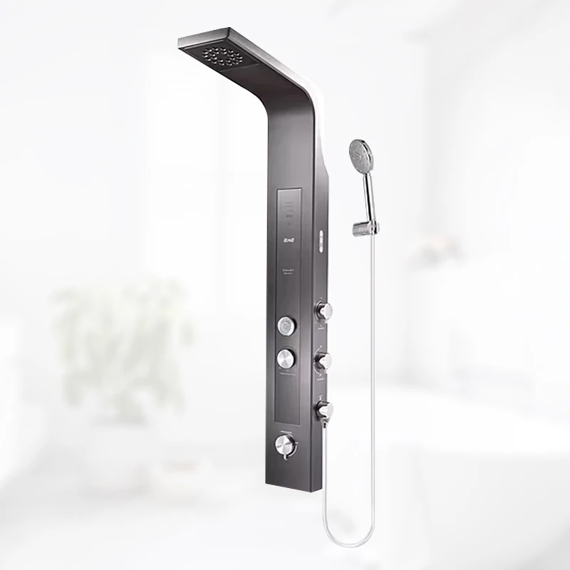 High Performance Bathroom 220V Luxurious Smart Revo E Shower Panel Water Heater Features with Water Saving Eco Mode and More