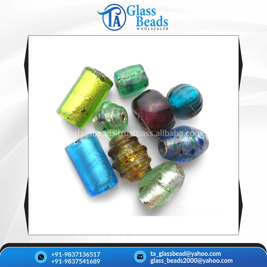 Great Indian Supplier Selling Colorful Handmade Mix Glass Beads for Home Decoration at Affordable Price for Bulk Buyers