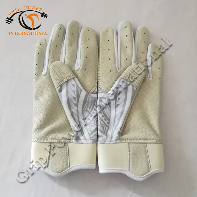 Red goat leather baseball Bating gloves