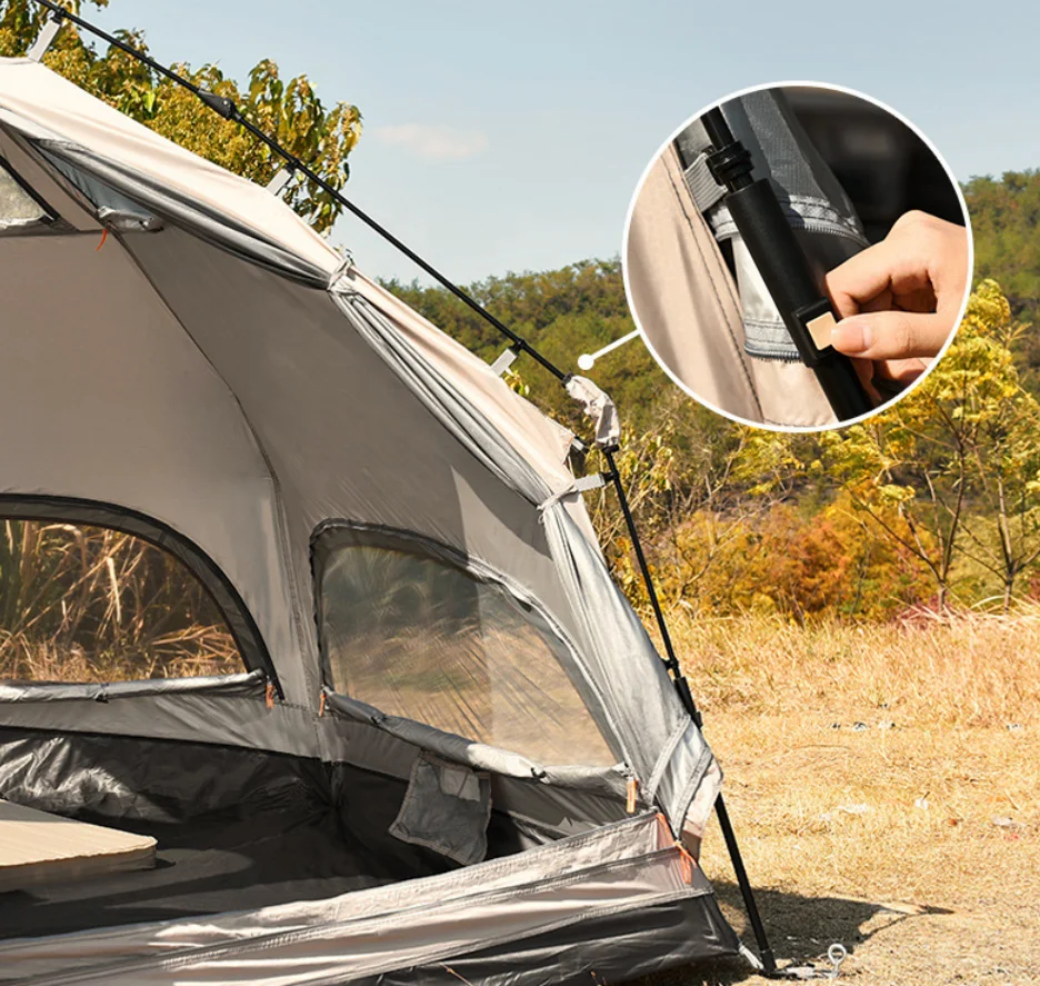 Waterproof Glamping Tent Big Capacity Mushroom Camping Tent