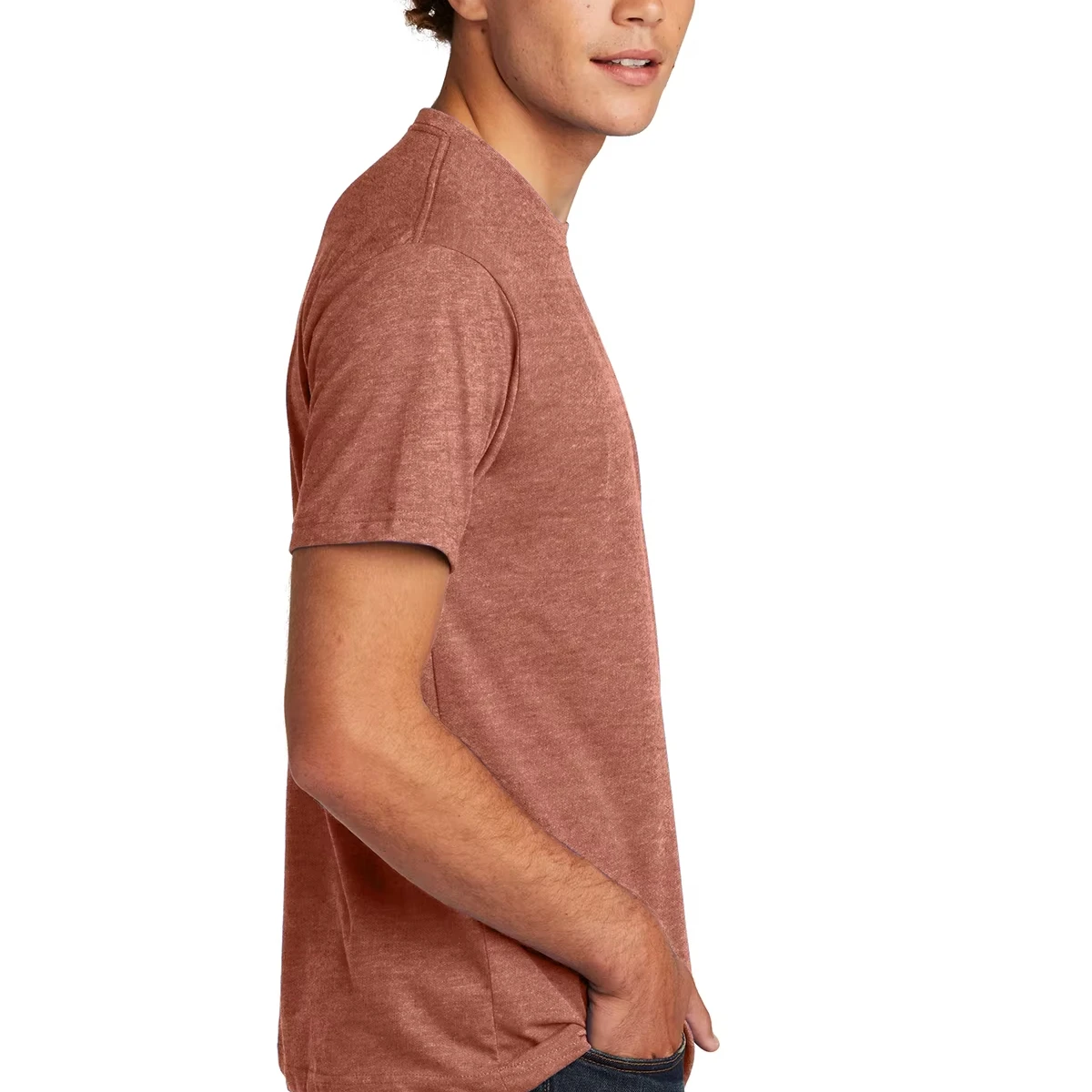 Online T-Shirt Store Basic Style Clothing Factory Direct Sales Basic Tri-blend T Shirts