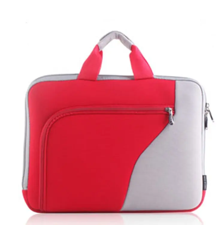 Custom Neoprene Business Laptop Case Briefcase bag Durable Water Resistant Laptop Sleeve Notebook Cover with Handle