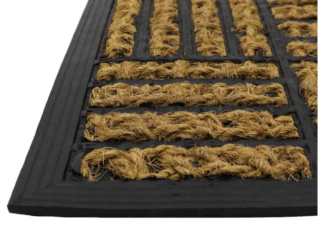 Handmade 100% High Quality Rubber Backed Coir Door Mats From India Unique And Durable Anti-Slip Door Mat For Your Home Or Office