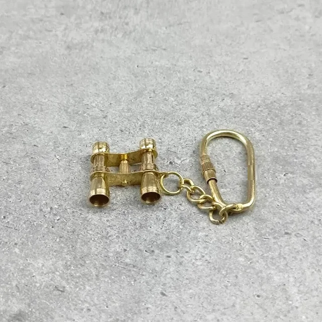 Handcrafted Brass Binocular Key chain ANTIQUE BRASS METAL GIFT