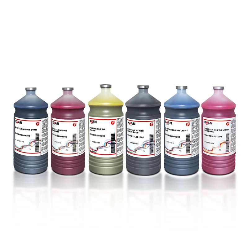 Hot Sale 1L Ink Kiian Dye Sublimation Ink for Textile Digital Printing Dx5 Dx7 Mutoh Mimaki