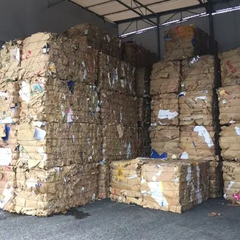 Quality used cardboard waste paper and selected OCC waste carton cardboard for recycling purpose