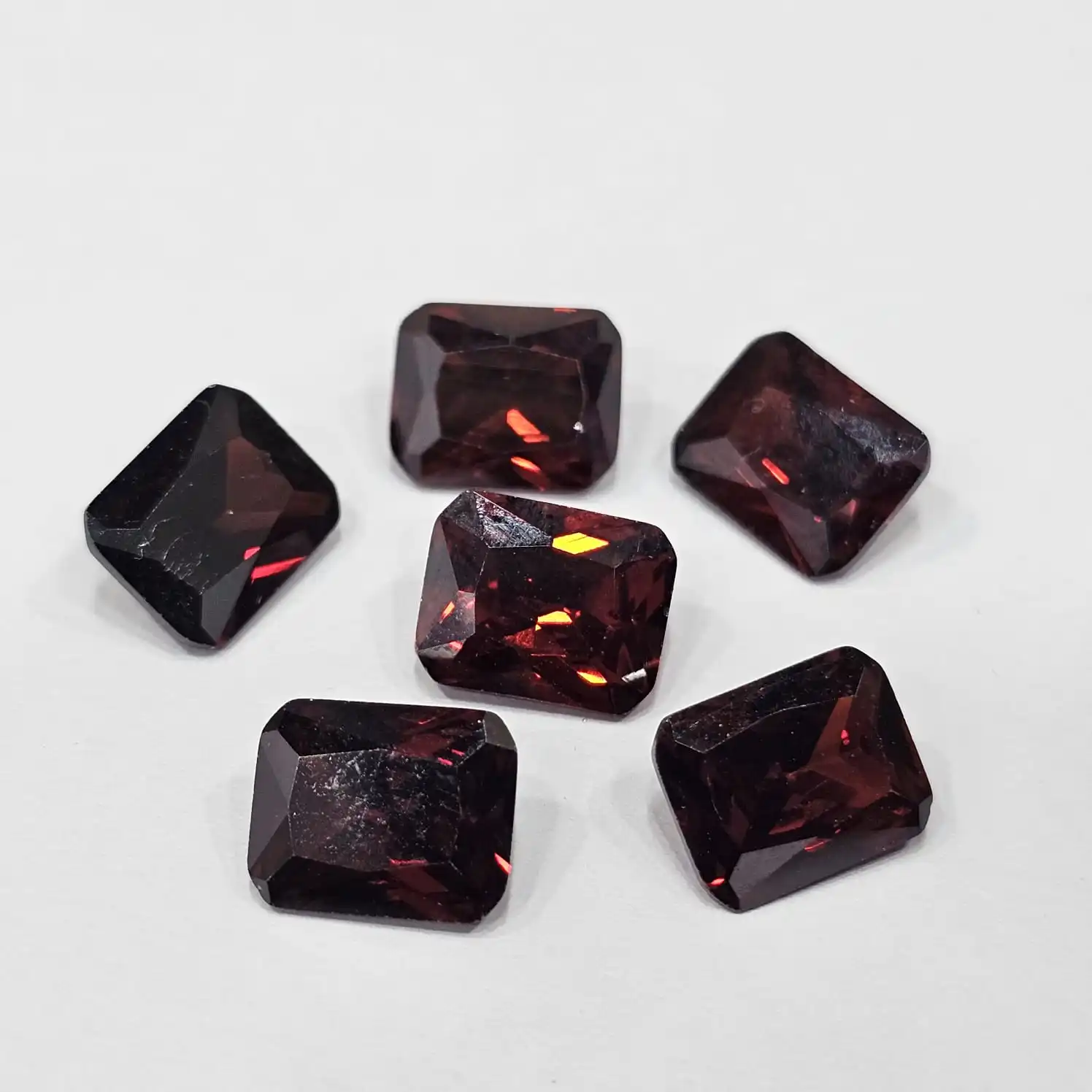 Excellent Quality Natural Rectangle Shape Cubic Zirconia Loose Gemstone Handmade Princess Cut For Jewelry Making