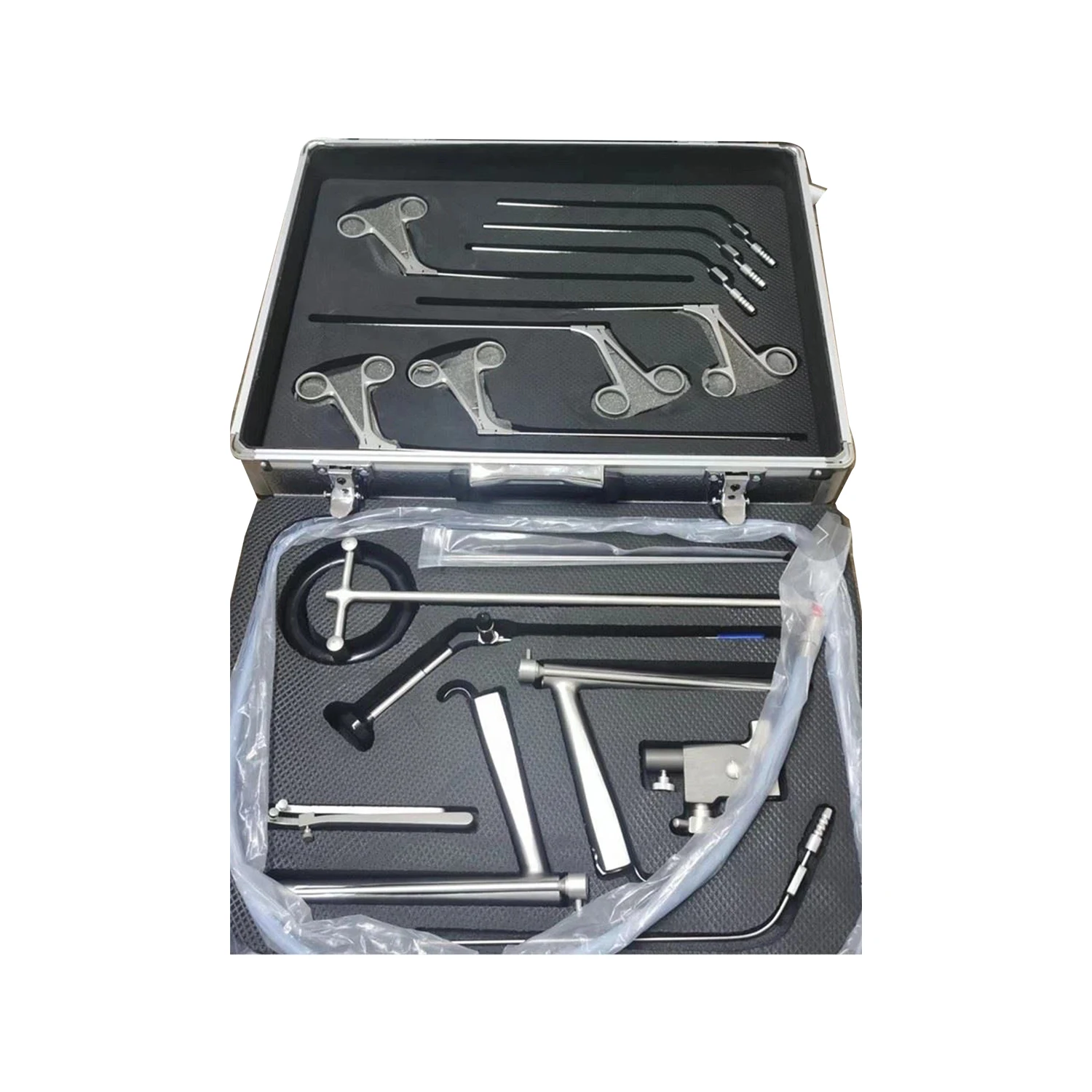 Micro laryngeal set 23pcs Pedestal Laryngoscope use in Endoscopic Sinus ENT laryngeal surgery Set ENT microscopic Surgery Tools