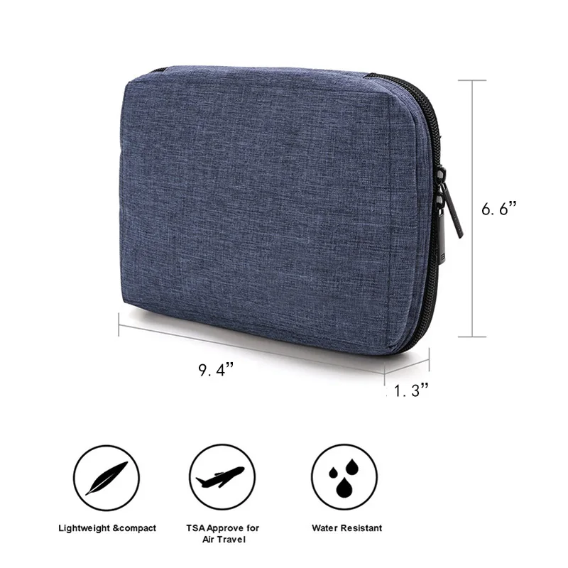 Travel cable Tangle free bag case Electronic accessories holder pouch Portable cable storage bag organizer Digital storage bag