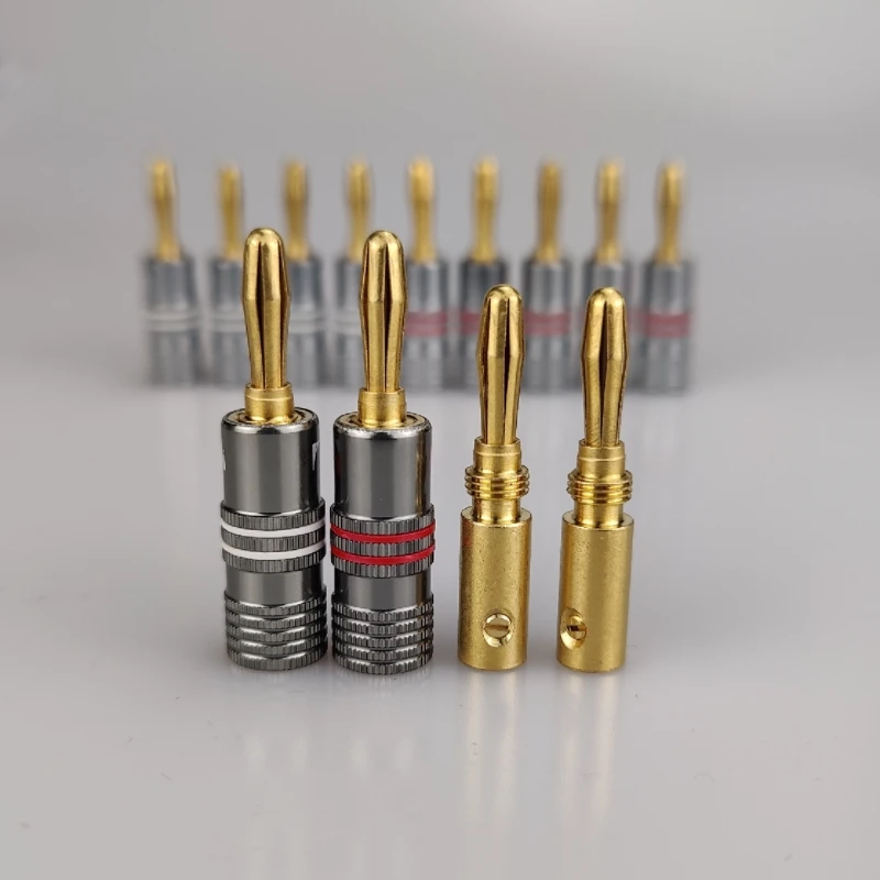 OEM factory gold plated connector banana plug