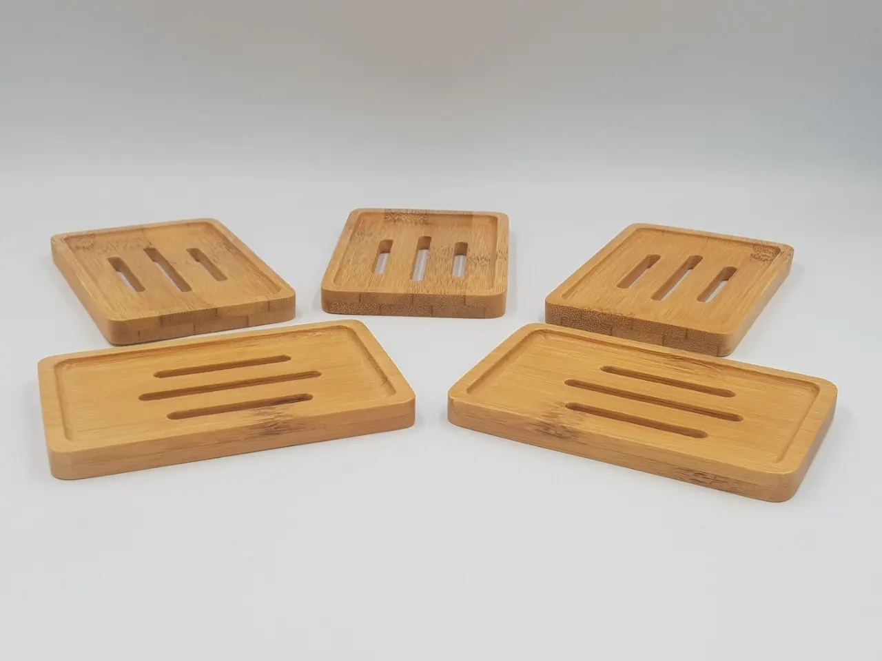 2023 Bathroom Bamboo soap dish with drain for home spa and body wellness Wood Soap Holder Bath Soap Tray Custom LogoSoap Holder