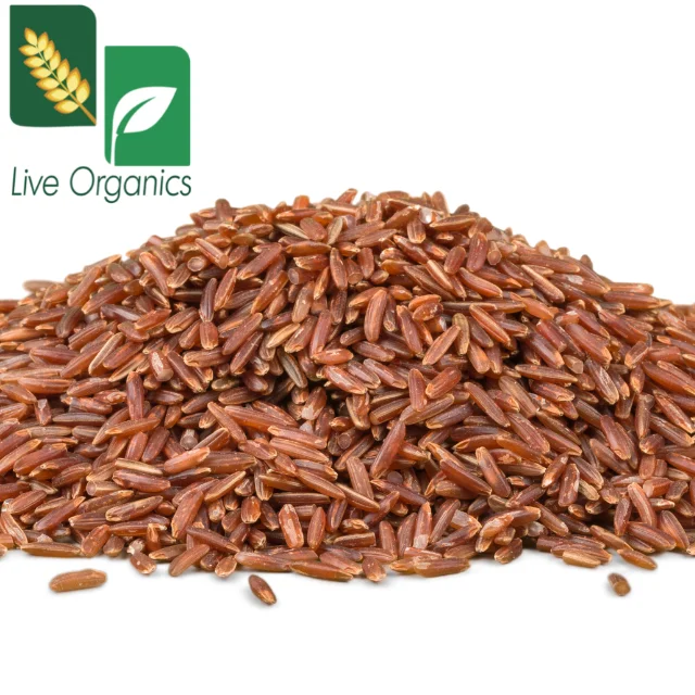 Red Rice Whole Grain Red Rise Grown in India Ethically Sourced from Assam Organic & Natural