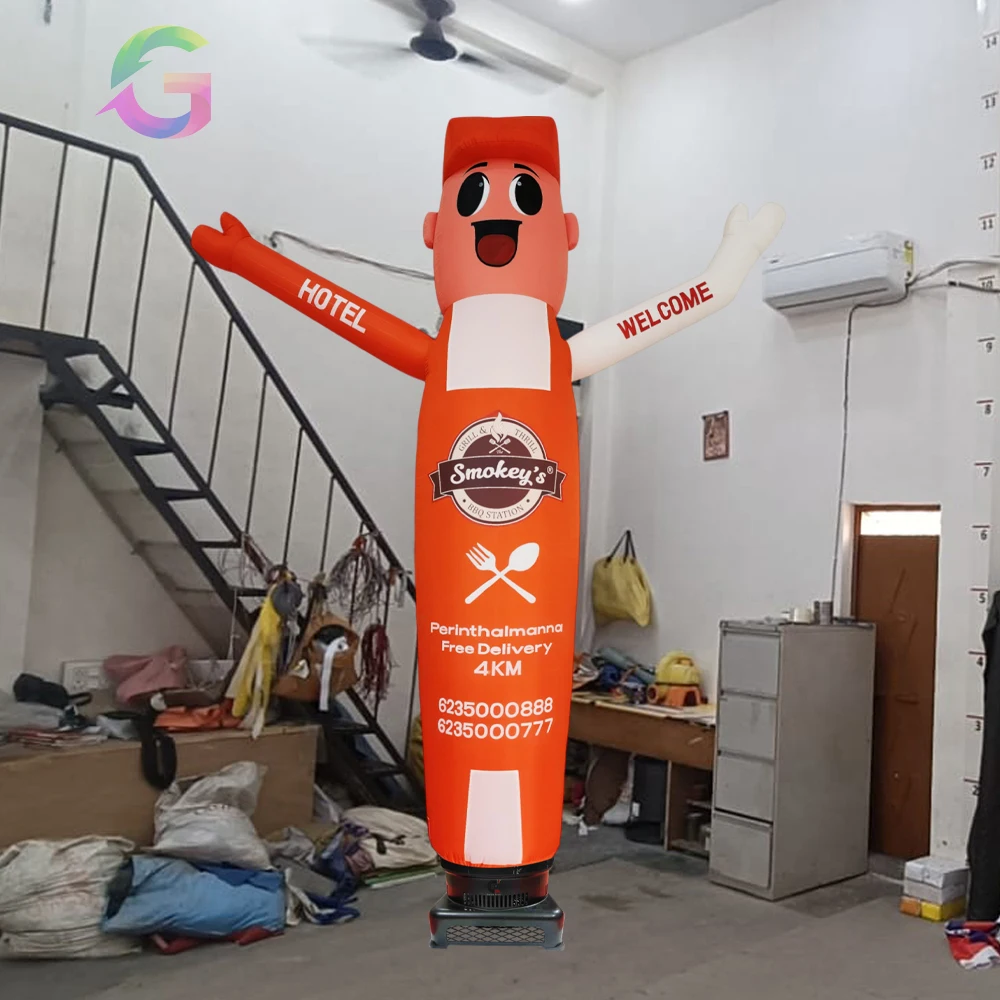 Ganesh Air, кукольный человек, машущий, из нейлона, 6 волокон, прочный и легкий для выступлений и украшений