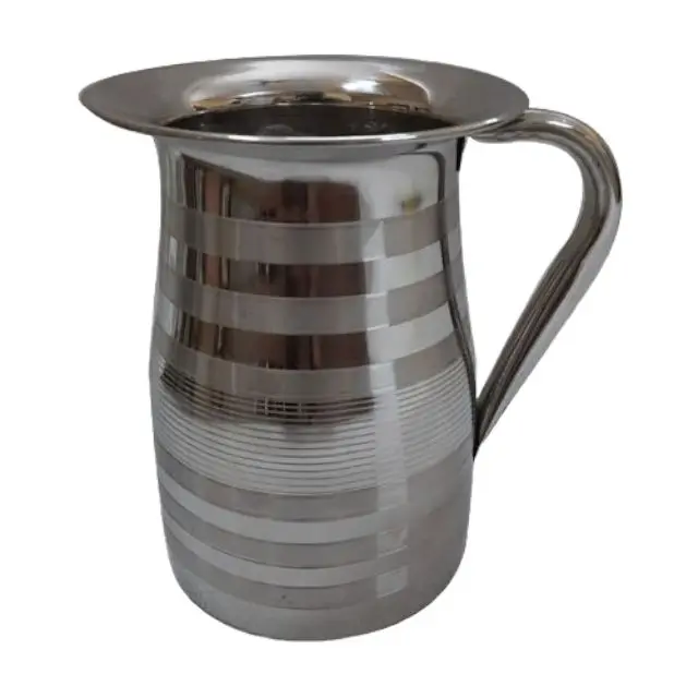 Stainless Steel  3.5L Classic  Drinking Jug With Lid and Handle Carafe Jug Beverage Pitcher