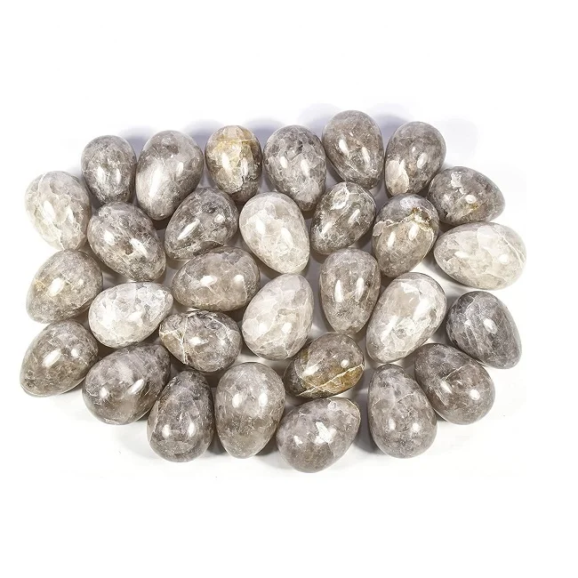 yoni egg smoky quartz natural stone eggs shaped stone Jade egg semi precious Energy Protection Vaginal Exercise wholesaler