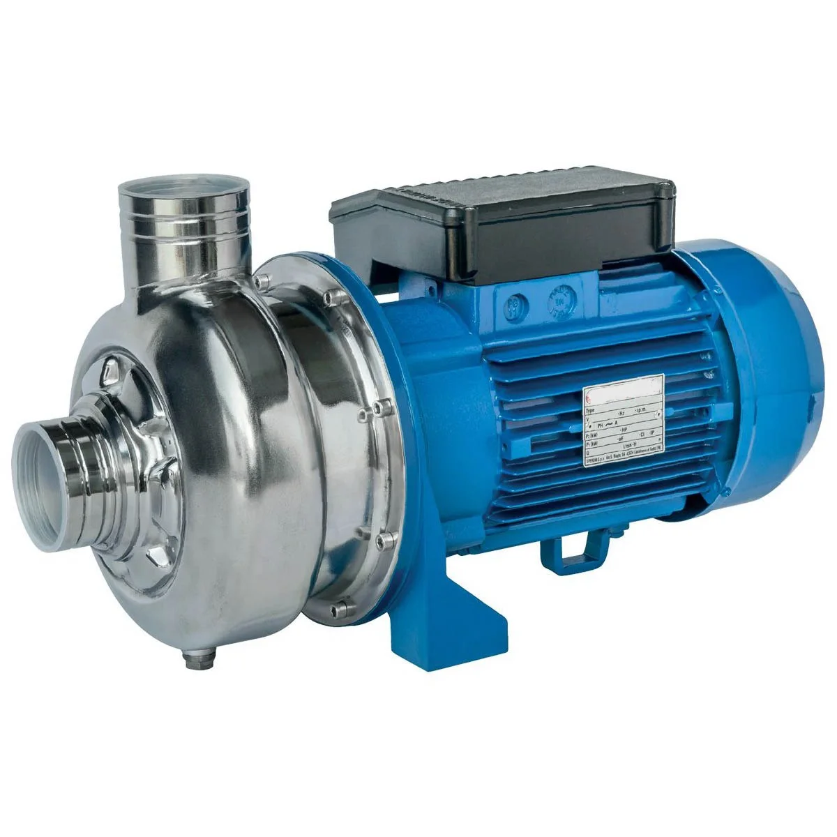 Large capacity high performance high quality single stage Stainless Steel SS 304 and SS 316 centrifugal pump