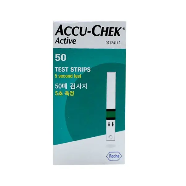Hot Selling Accurate Quick Result Household Medical Devices Accu-Chek/ AccuChek Active 50s Blood Glucose Test Strips