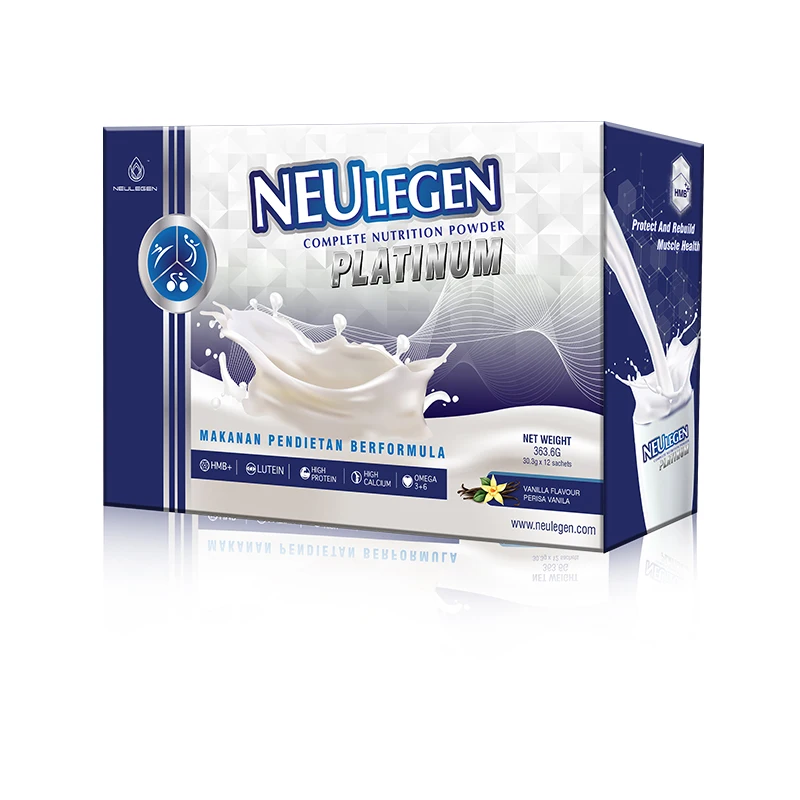Premium Grade Neulegen Platinum Complete Nutrition Powder Features with 28 Essential Vitamins and Minerals