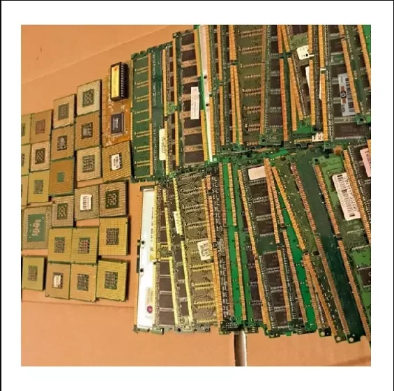 CPUs   View larger image Add to Compare  Share Ceramic CPU Scrap with gold pins/ / Processors scrap/Intel Pentium Pro Ceramic at