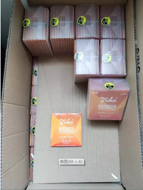 Wholesale Factory Directly  S-012 Guitar Accessories Phosphor Bronze Exterior Acoustic Guitar Strings for sale