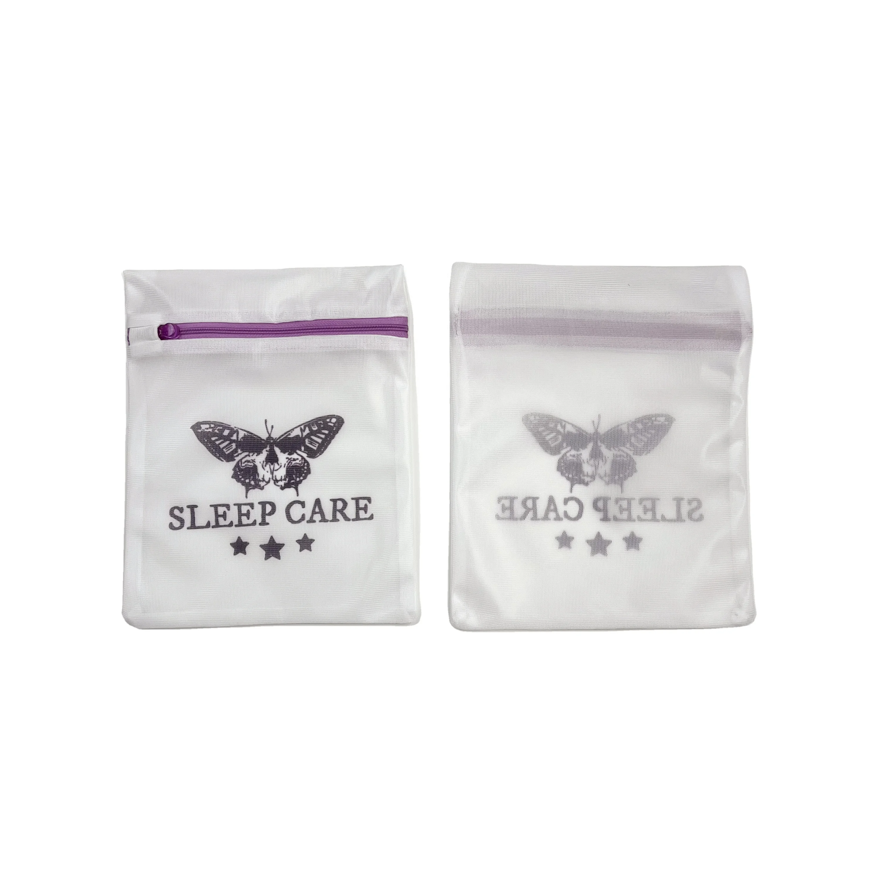 Hot Sale Custom Logo Delicate Wash Laundry Bag Laundry Mesh Bag with Zipper and Logo