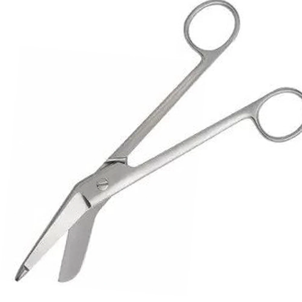 Cheap Price Surgical Orthodontics Bandage Curved Upward Scissors Custom Logo Basic Surgical Instruments