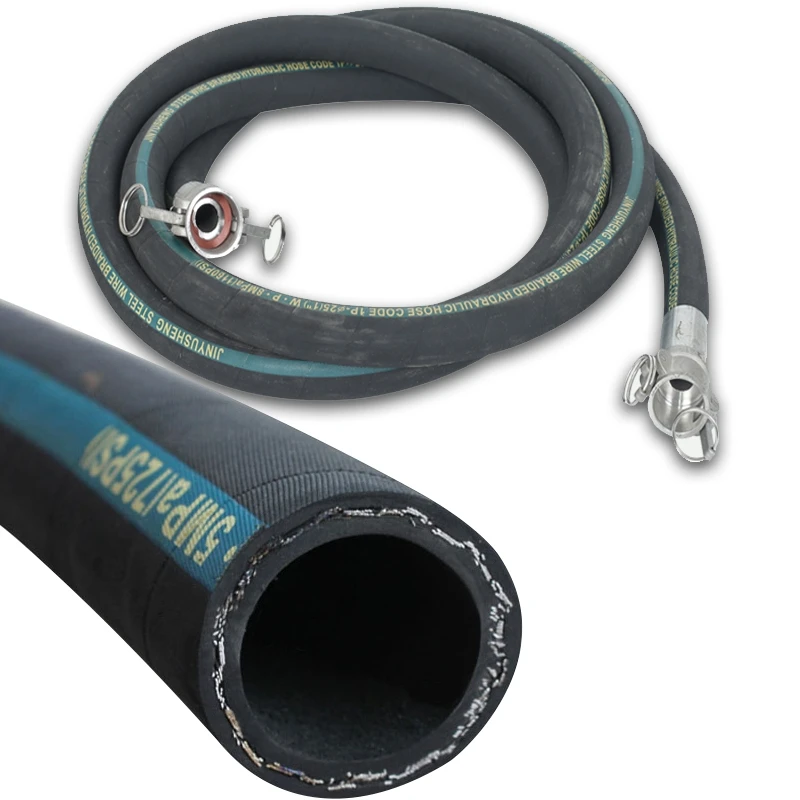 Excellent Bending Resistance PVC or Steel Concrete Sprayer Part 10m/PCS Mortar Spray Machine Hose