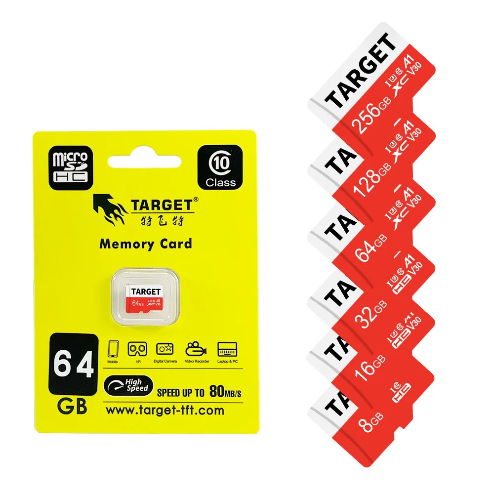 TARGET new high speed memory cards 1gb 2gb 4gb 8gb 16gb 32gb 64gb Sd Card 128 Gb class 6 10 OEM Flash TF SD Card