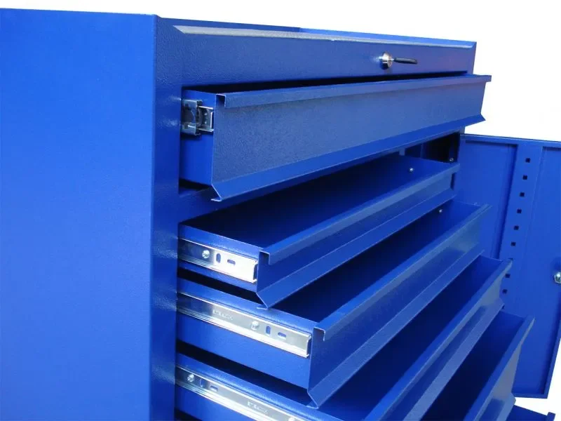 Super Ergonomic High Quality Steel Workshop 8 Drawer Tool Trolley Customized Metal Tool Cart