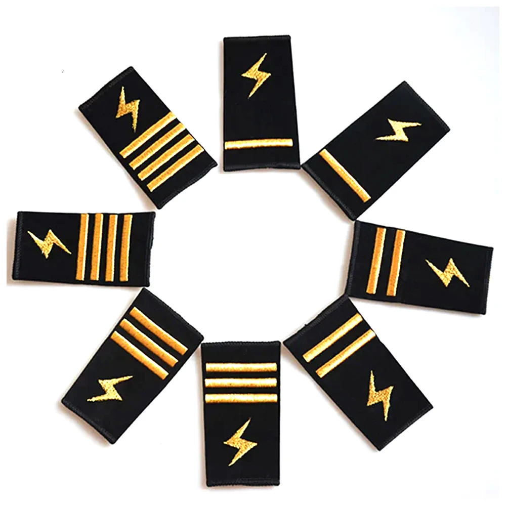 Custom Contrast Color High Quality Pilot Uniform Uses Newest Product Soft Slip Epaulettes By CAVALRY SKT COMPANY