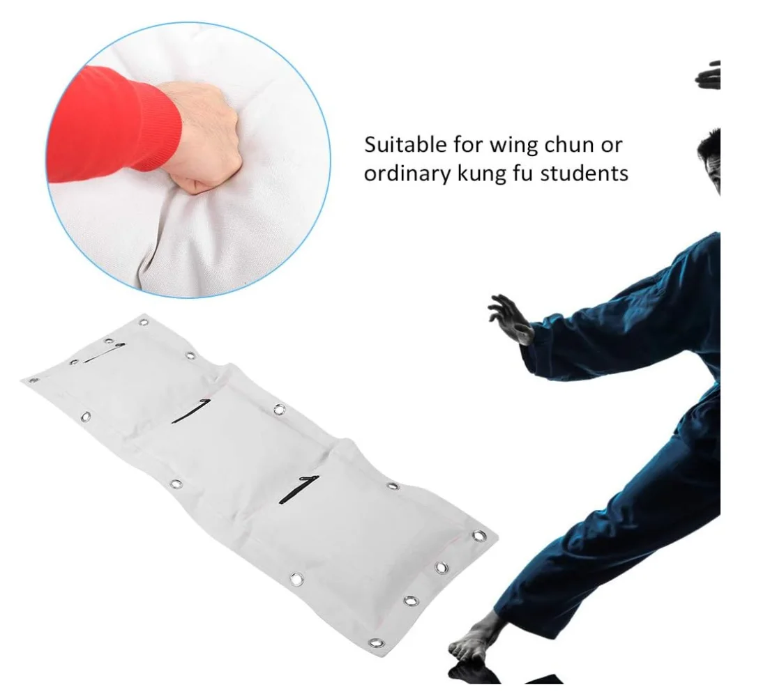 JIKE sports Wing Chun Wall Target, Wing Chun Wall Canvas Punch Empty Sandbag Target with Zipper for Boxing Muay Thai Sanda