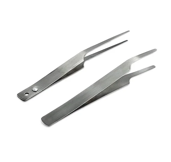 Пентомологические щипцы Featherweight с широкой точкой из нержавеющей стали