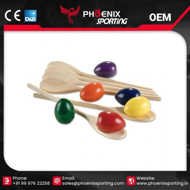 Super Egg Spoon Race Game Sets Kids Balance Training Toy Plastic Egg Spoon Balance Game