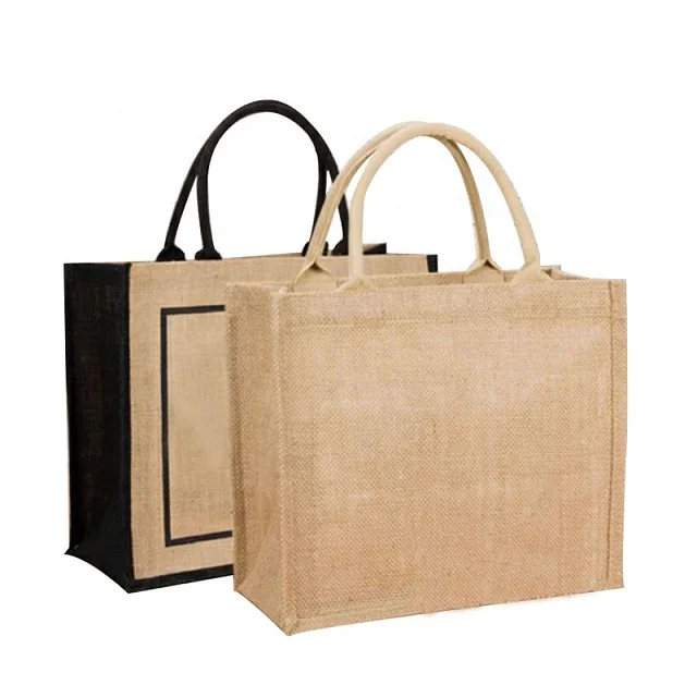 Custom jute tote bag/jute shopping bag/bolsas de yute