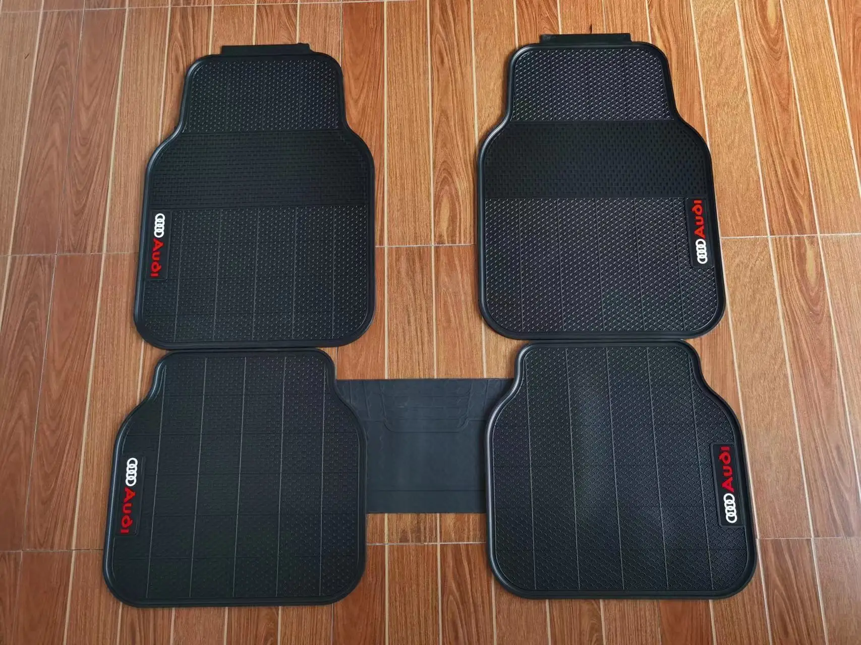 Wholesale Racing Red Luxury Car Floor Mats Full Set pvc Waterproof Car Mat set