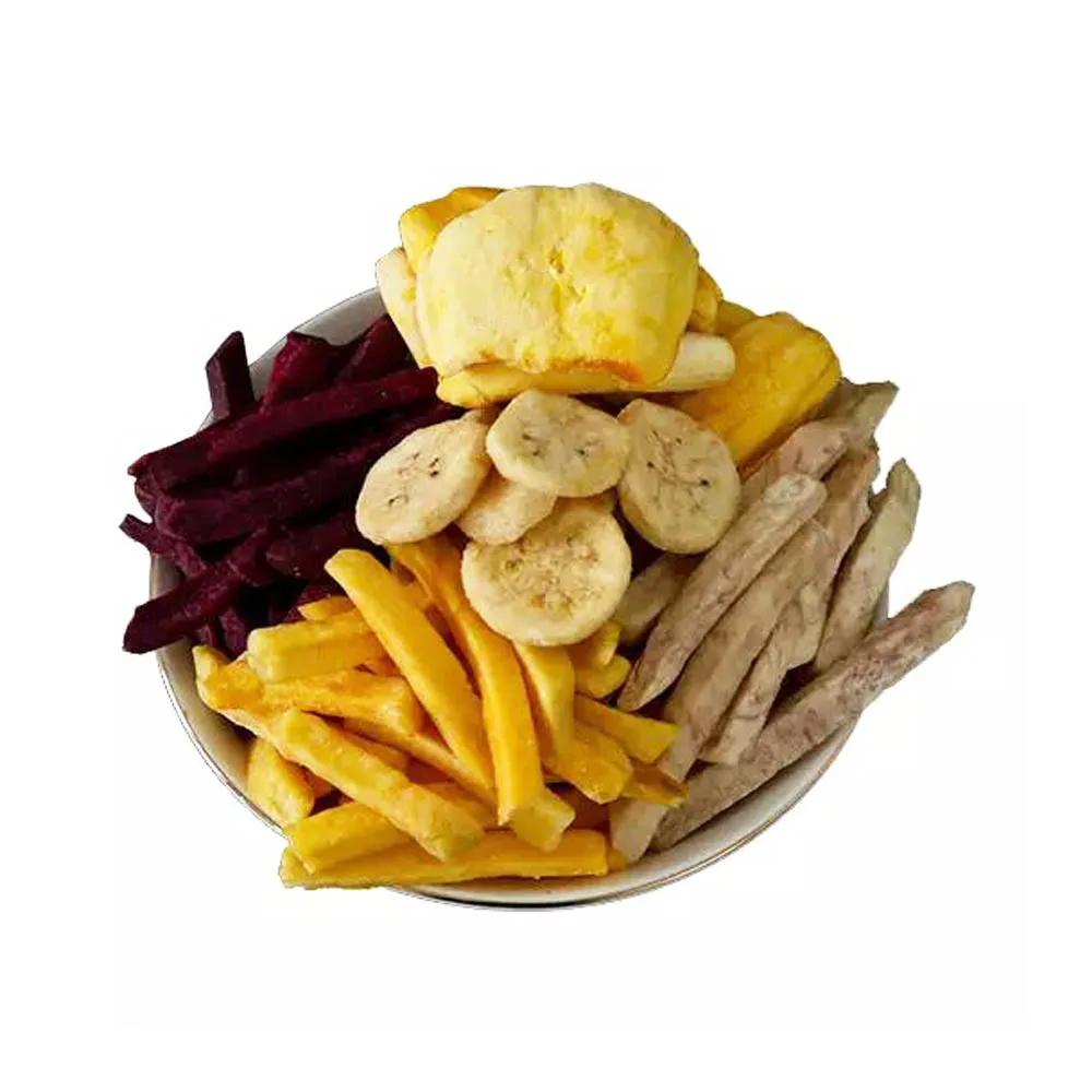 Crispy Mixed Fruit and Vegetables Guaranteed Freshness.