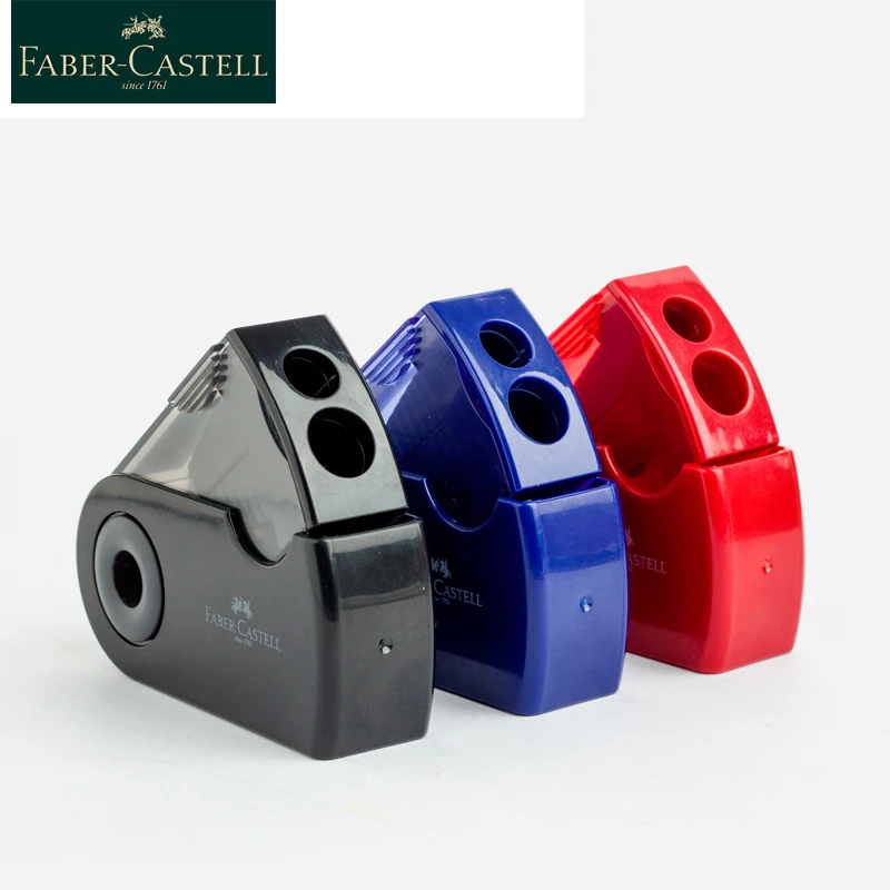 Выдвижная точилка для карандашей Faber Castell 1827 с одним и двумя отверстиями инструмент школы офиса